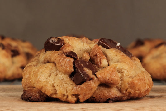 Tontie's Cookies Walnut Hustle - a golden cookie filled with premium walnut pieces